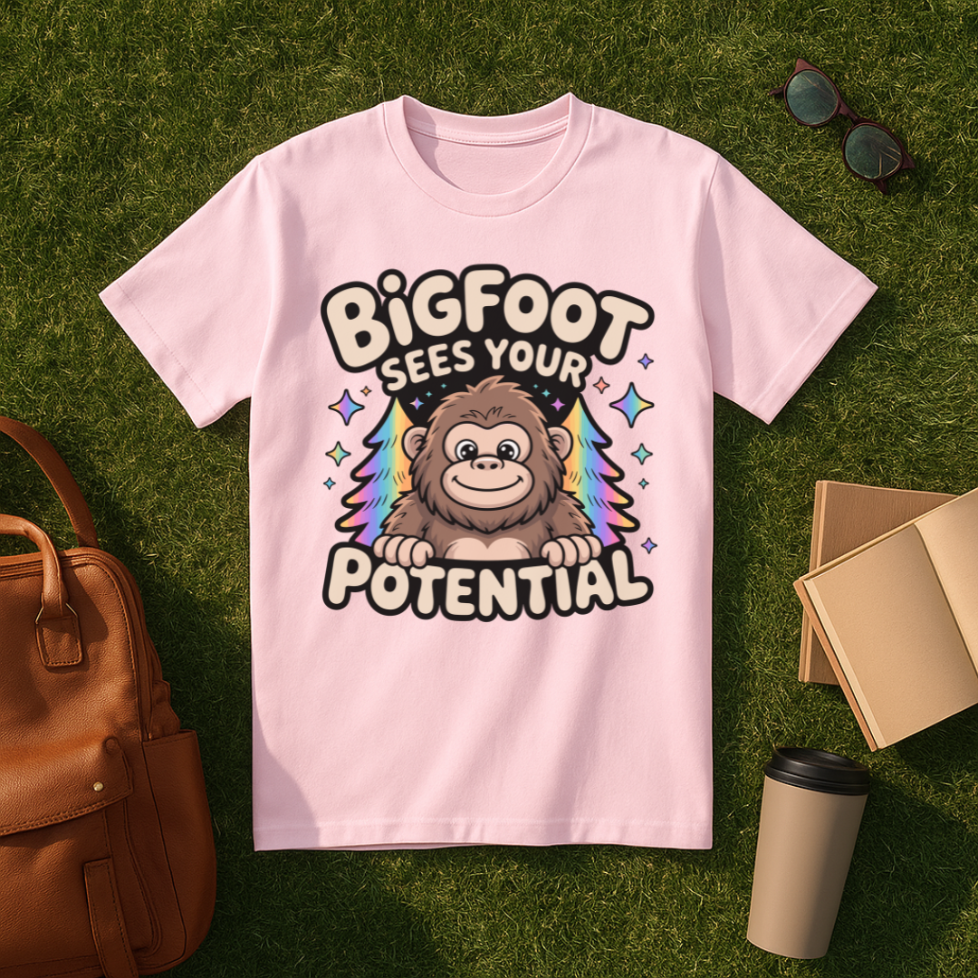 Bigfoot Sees Your Potential T-Shirt