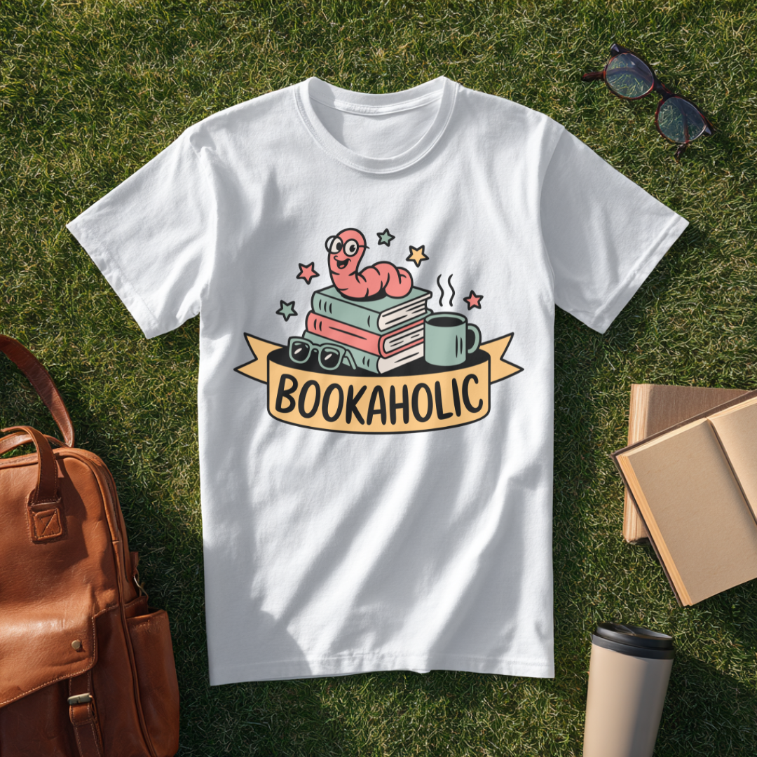 Bookaholic Worm T-Shirt