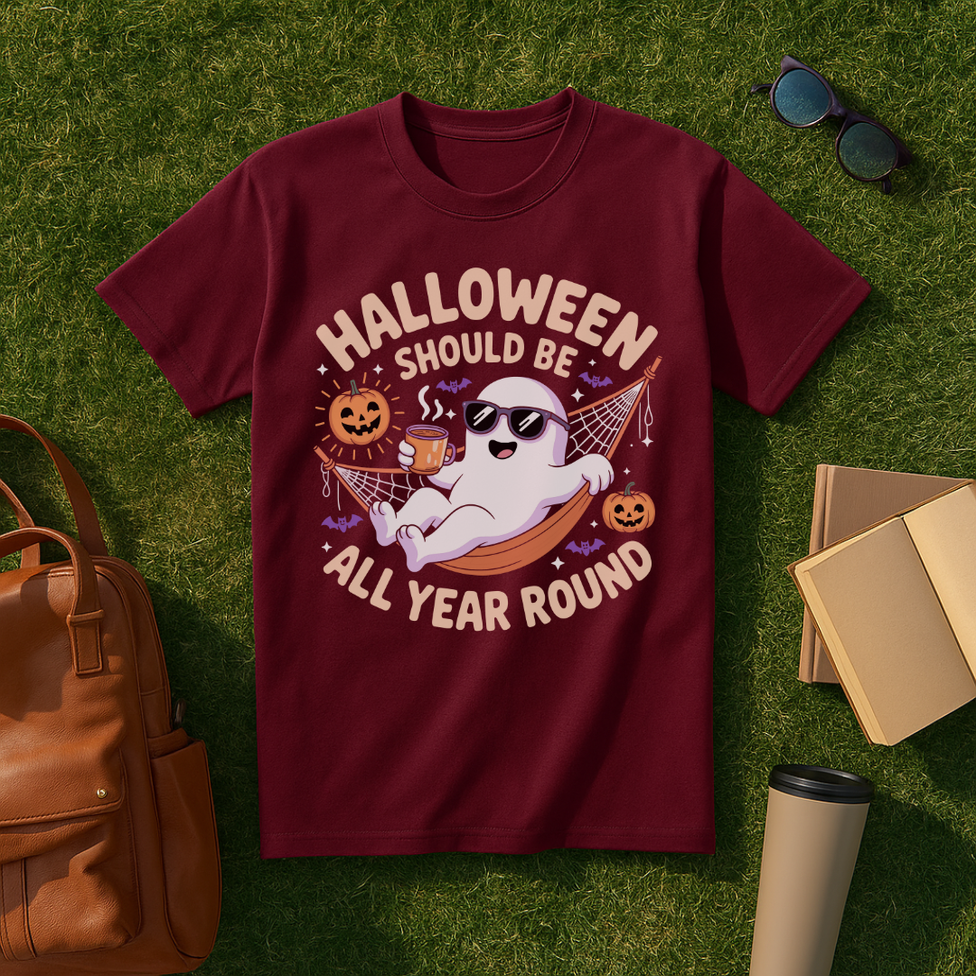 Chill Ghost Halloween T-Shirt