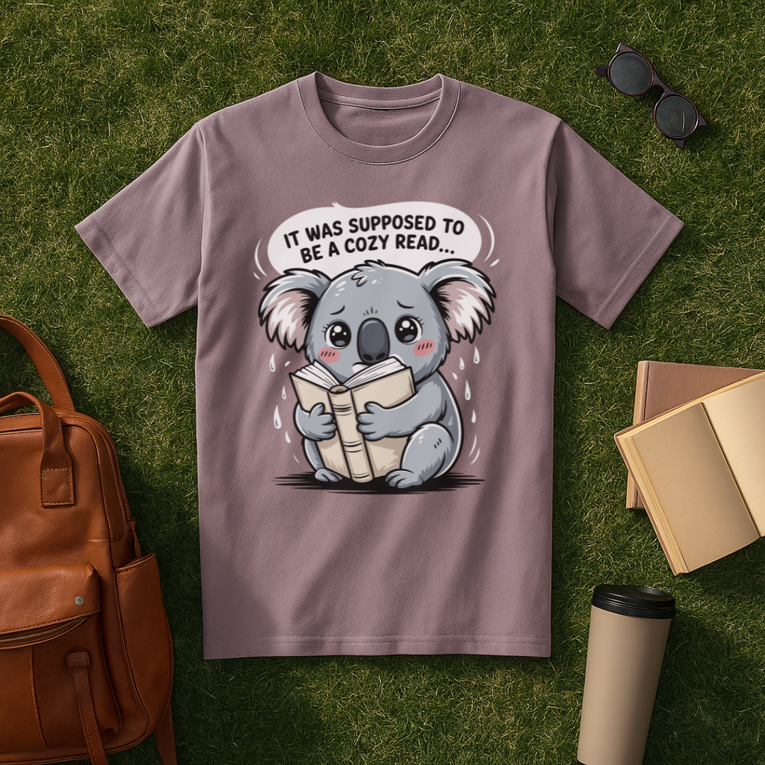 Cozy Read Koala T-Shirt