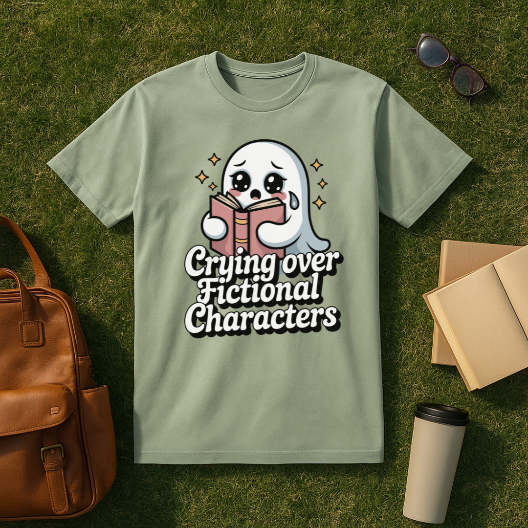 Crying Over Fictional Characters T-Shirt