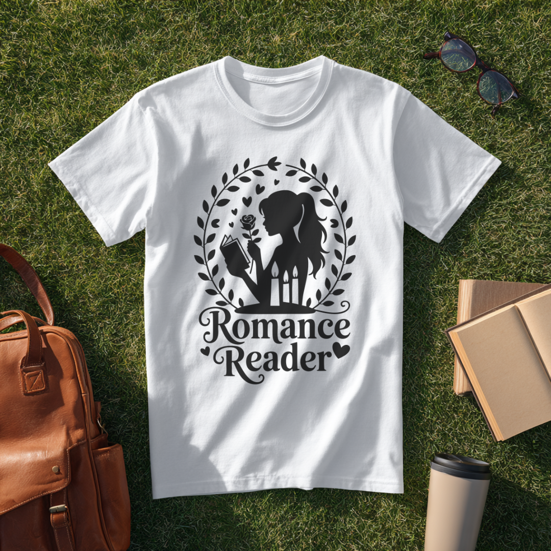 Floral Romance Reader T-Shirt