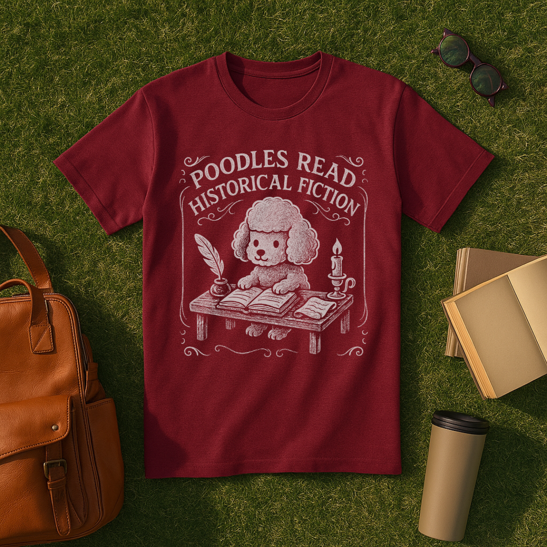 Historical Fiction Poodles T-Shirt
