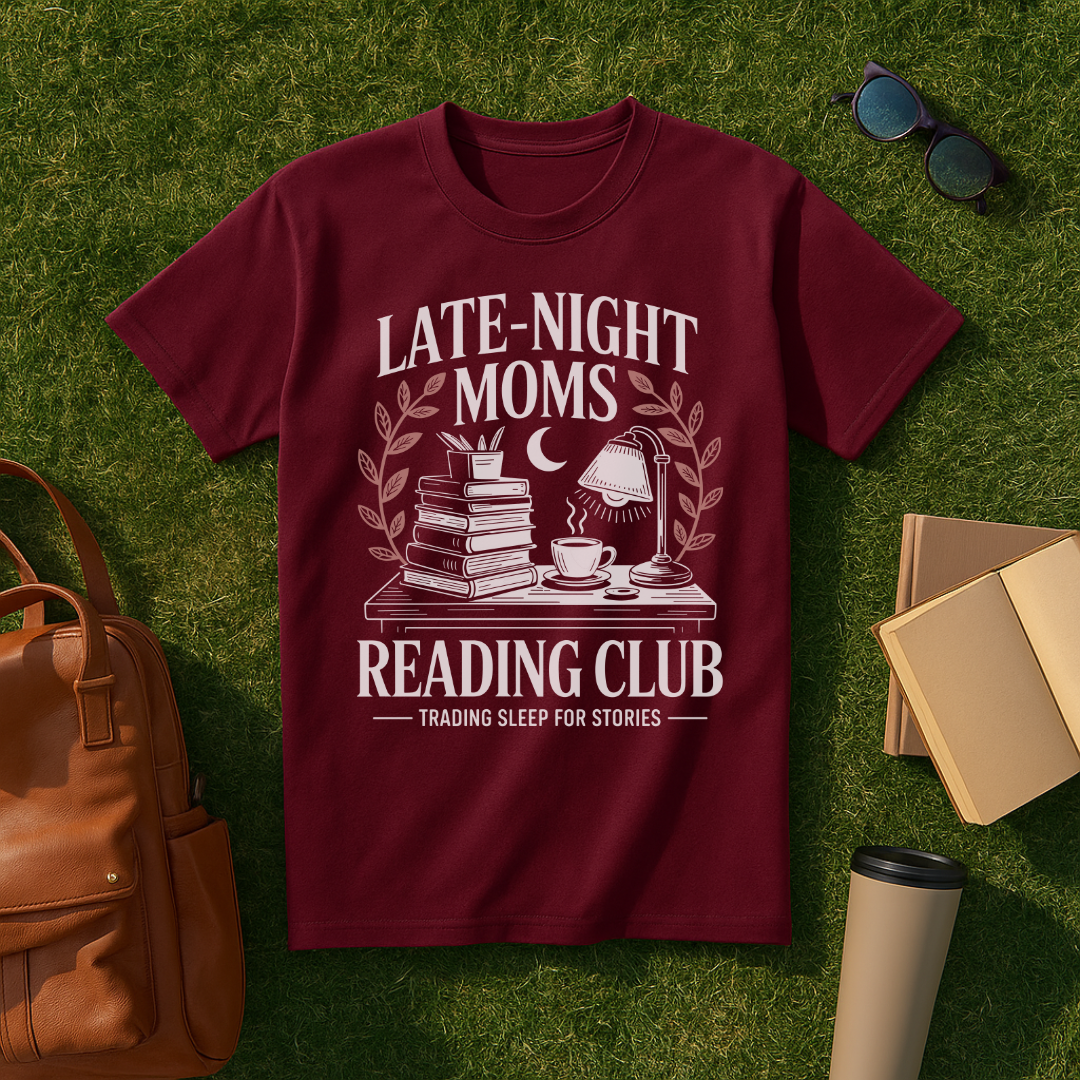 Late Night Moms Reading Club T-Shirt