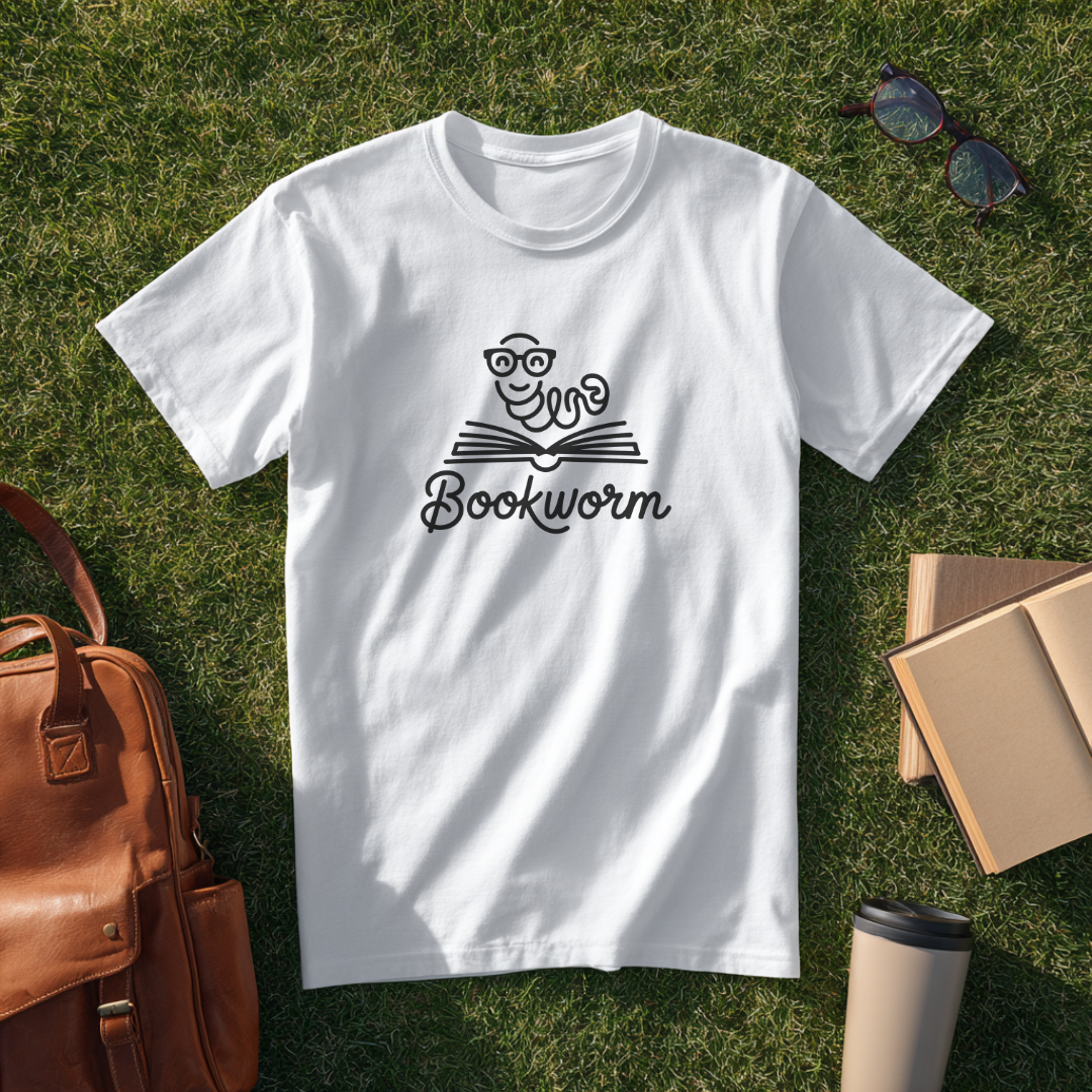 Minimalist Bookworm T-Shirt