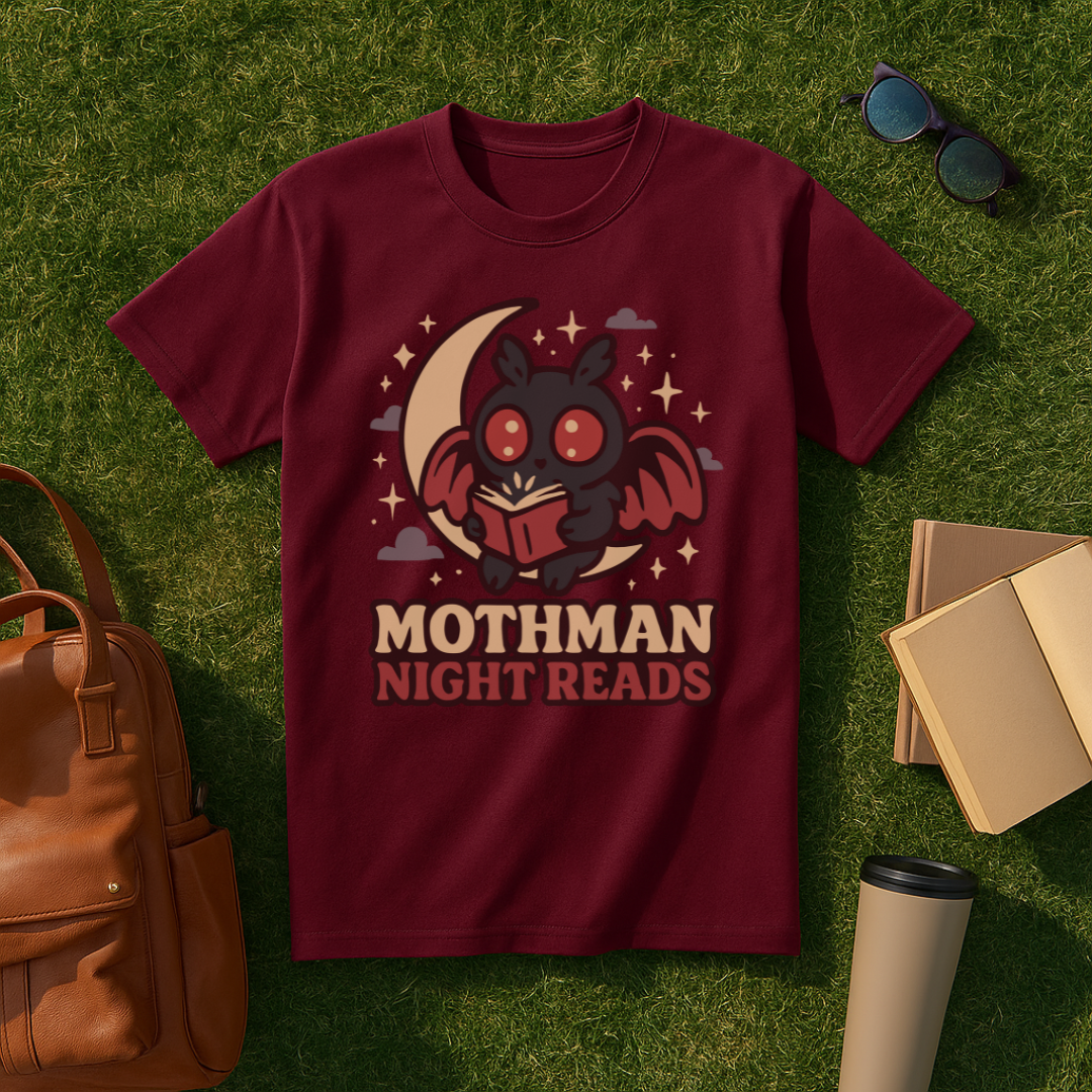 Mothman Night Reads T-Shirt
