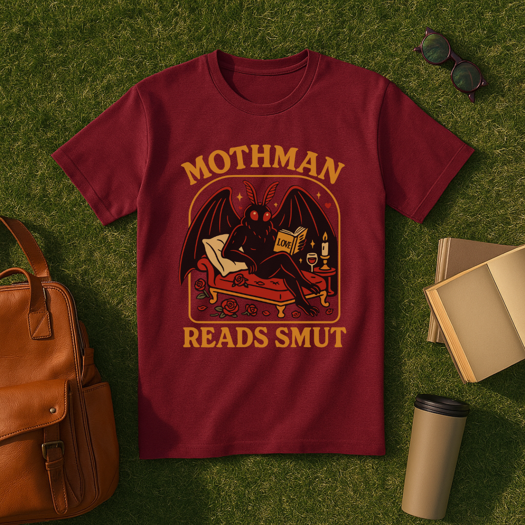 Mothman Reads Smut T-Shirt