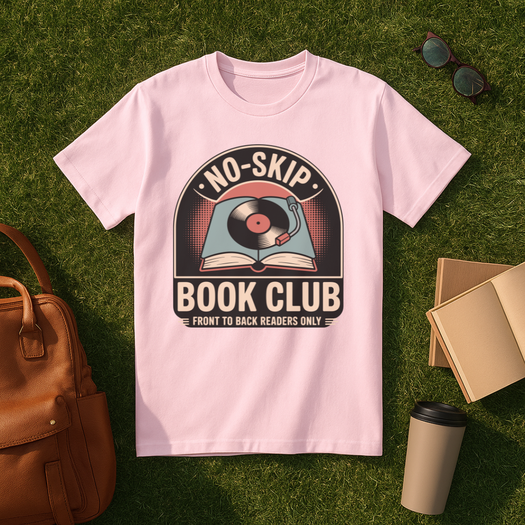 No-Skip Book Club T-Shirt