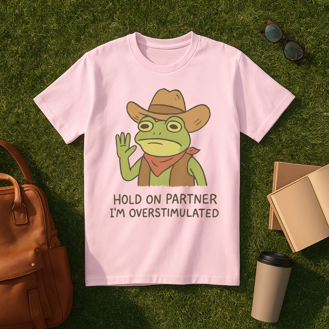 Overstimulated Frog T-Shirt