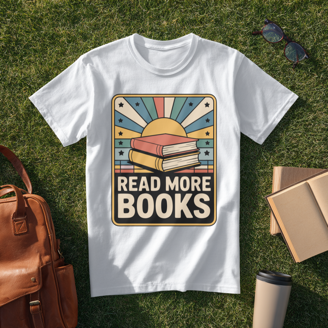 Read More Books Library Poster T-Shirt