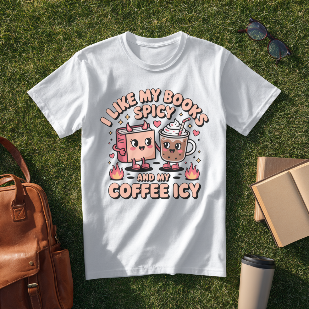 Spicy Books Kawaii T-Shirt