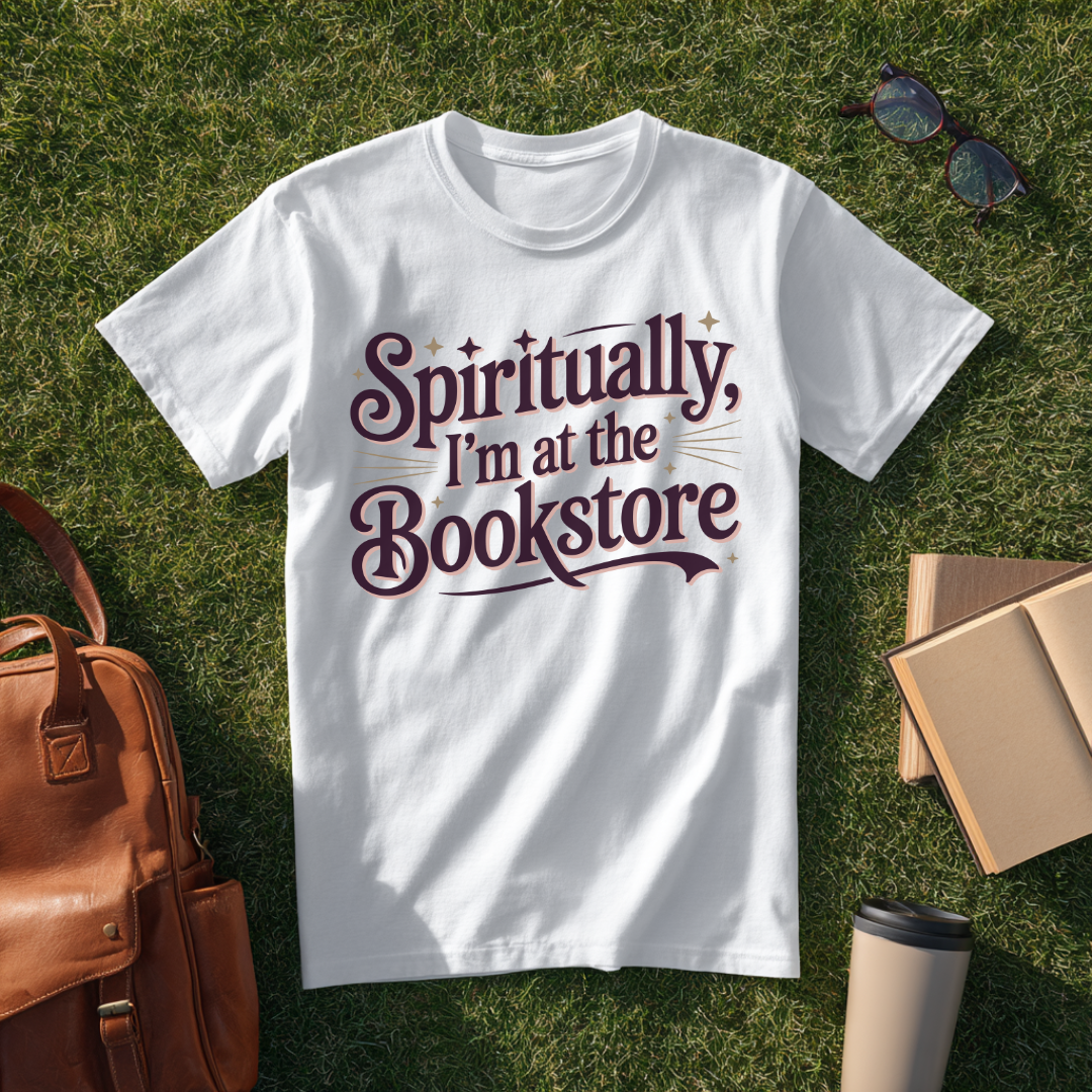 Spiritually, I'm at the Bookstore T-Shirt