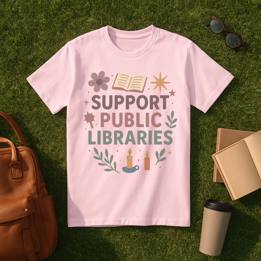 Support Public Libraries T-Shirt