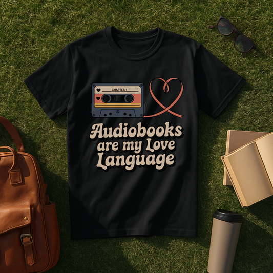 Audiobooks Are My Love Language T-Shirt