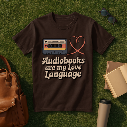 Audiobooks Are My Love Language T-Shirt