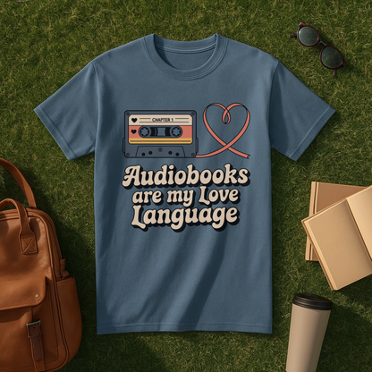 Audiobooks Are My Love Language T-Shirt