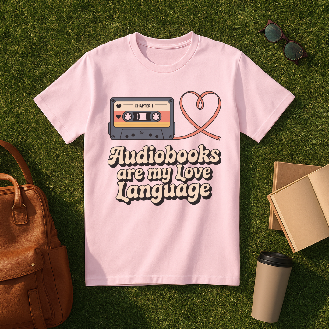 Audiobooks Are My Love Language T-Shirt