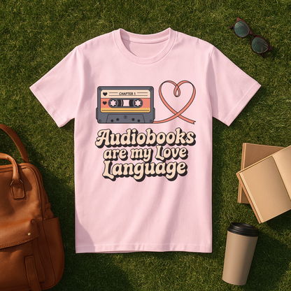 Audiobooks Are My Love Language T-Shirt