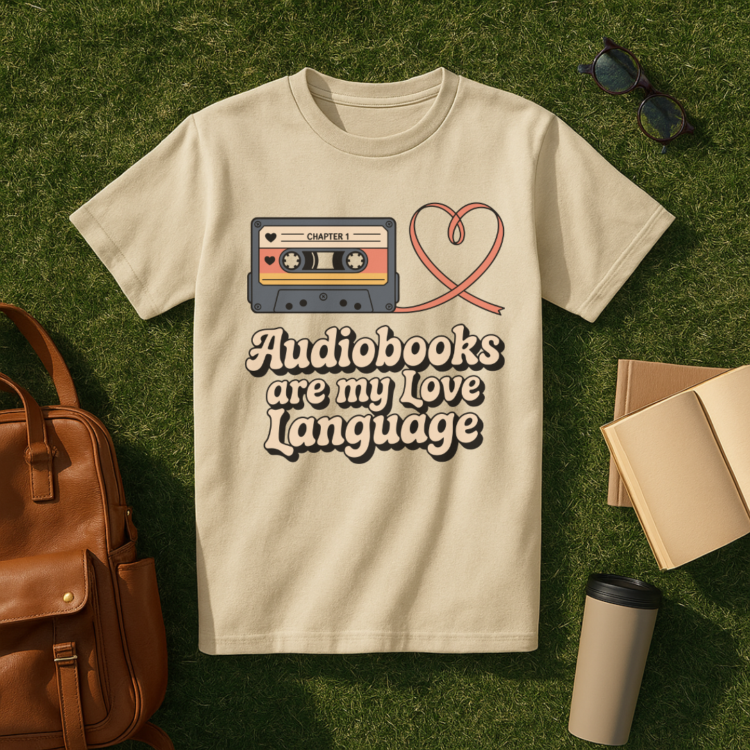 Audiobooks Are My Love Language T-Shirt