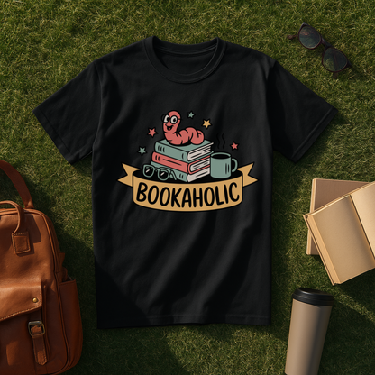 Bookaholic Worm T-Shirt