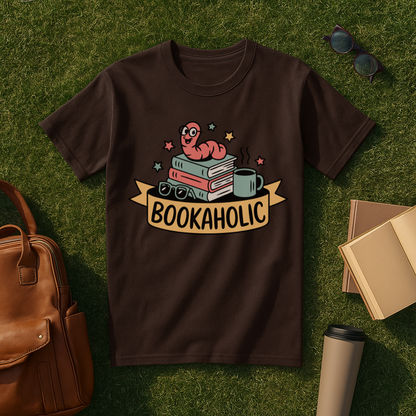 Bookaholic Worm T-Shirt