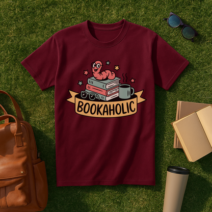 Bookaholic Worm T-Shirt