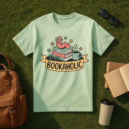 Bookaholic Worm T-Shirt
