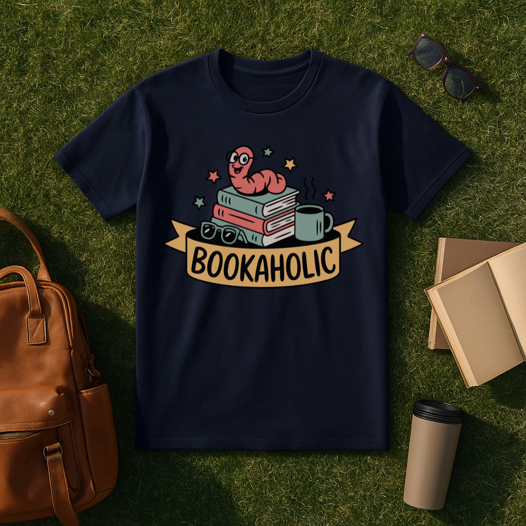 Bookaholic Worm T-Shirt