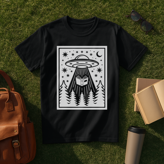 Bookish Alien Abduction T-Shirt