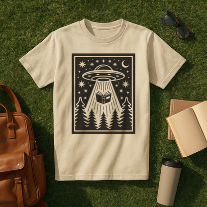 Bookish Alien Abduction T-Shirt
