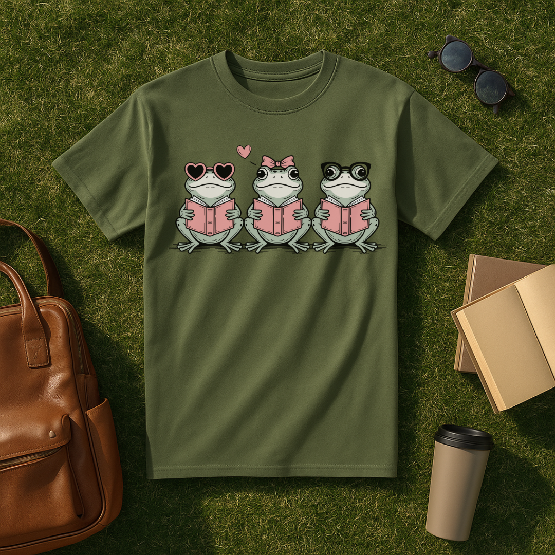 Bookish Frogs T-Shirt