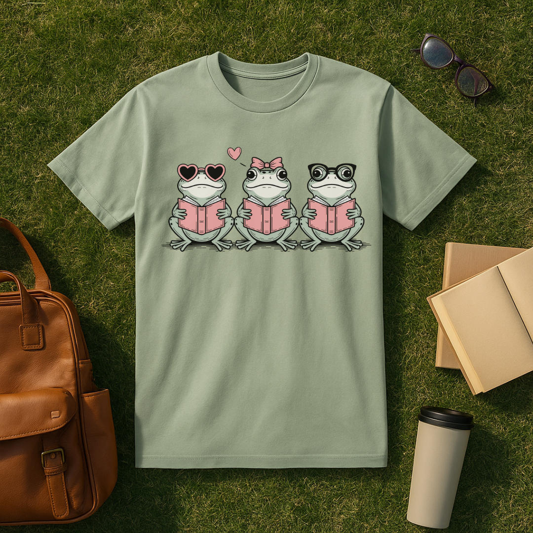 Bookish Frogs T-Shirt