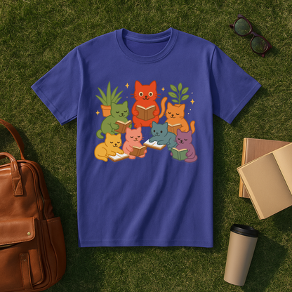 Bookish Pride Cats T-Shirt