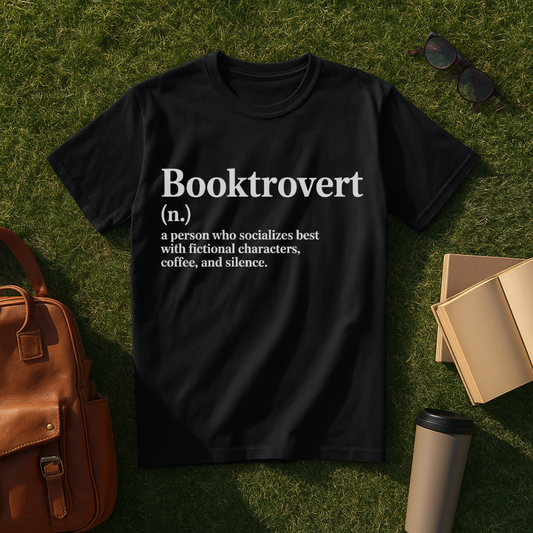 Booktrovert Definition T-Shirt