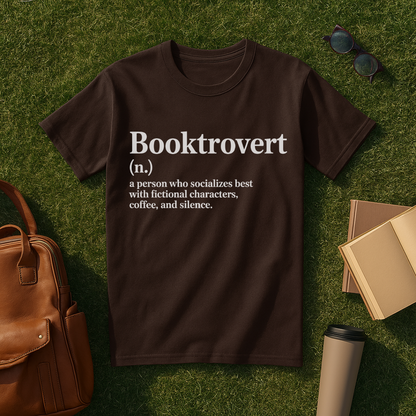 Booktrovert Definition T-Shirt