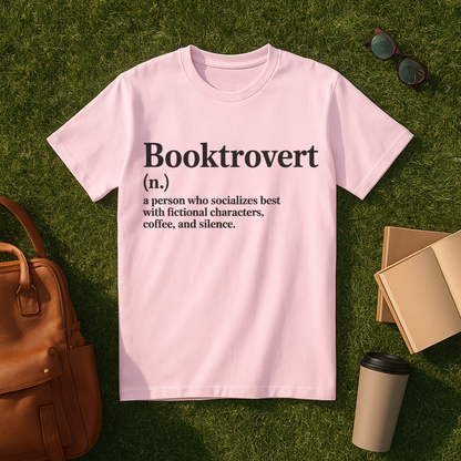 Booktrovert Definition T-Shirt