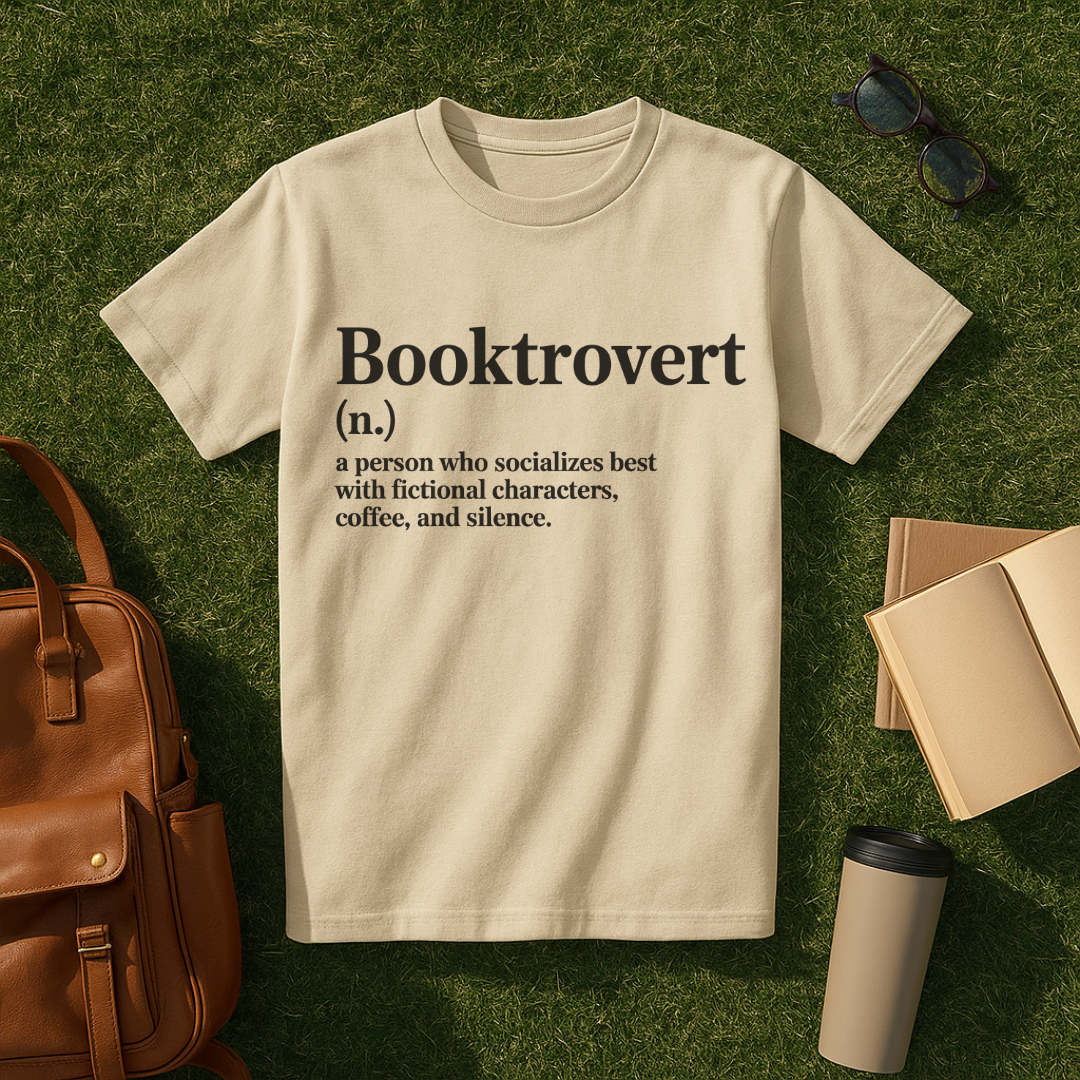 Booktrovert Definition T-Shirt
