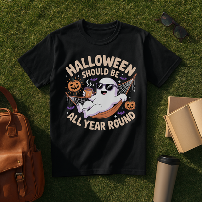 Chill Ghost Halloween T-Shirt