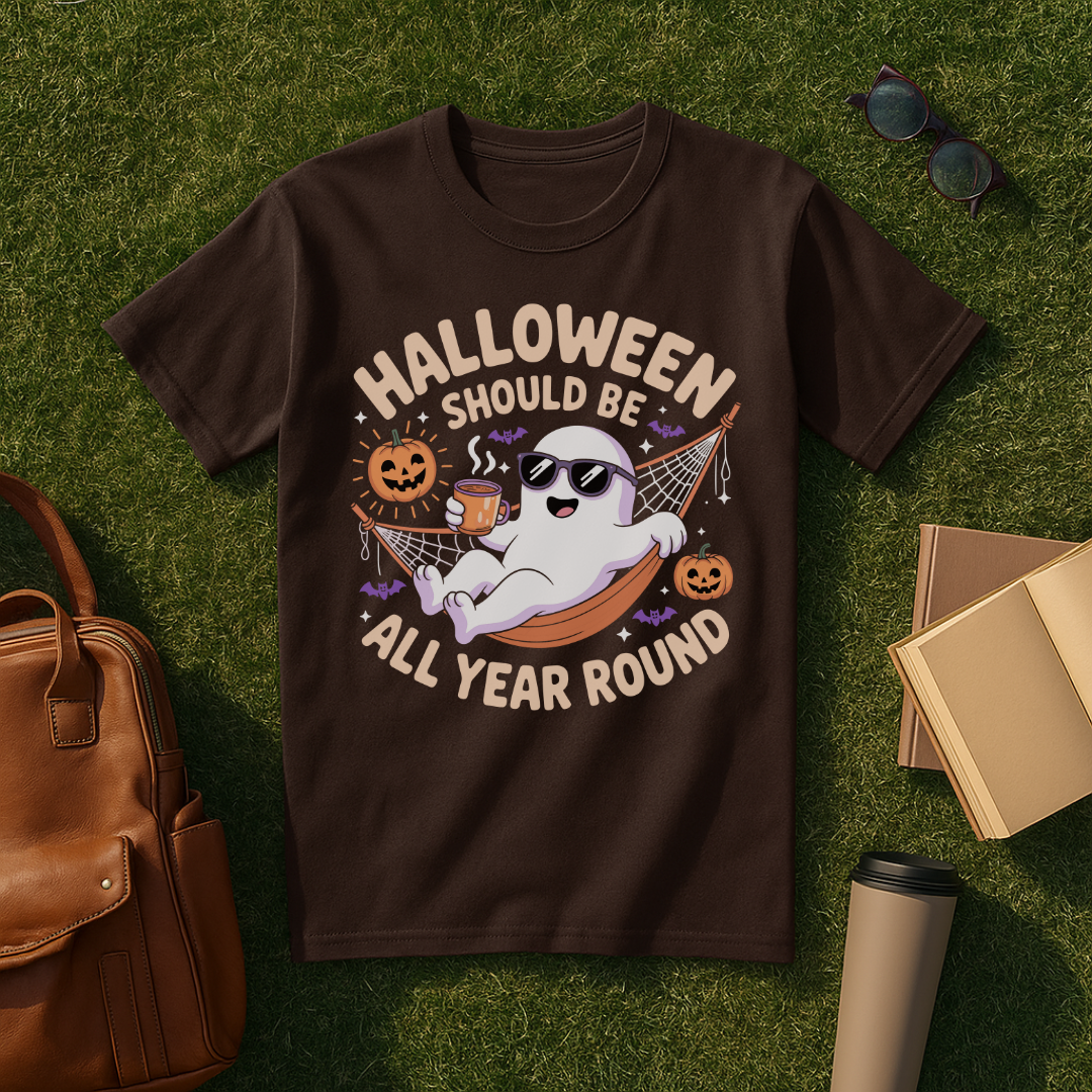 Chill Ghost Halloween T-Shirt