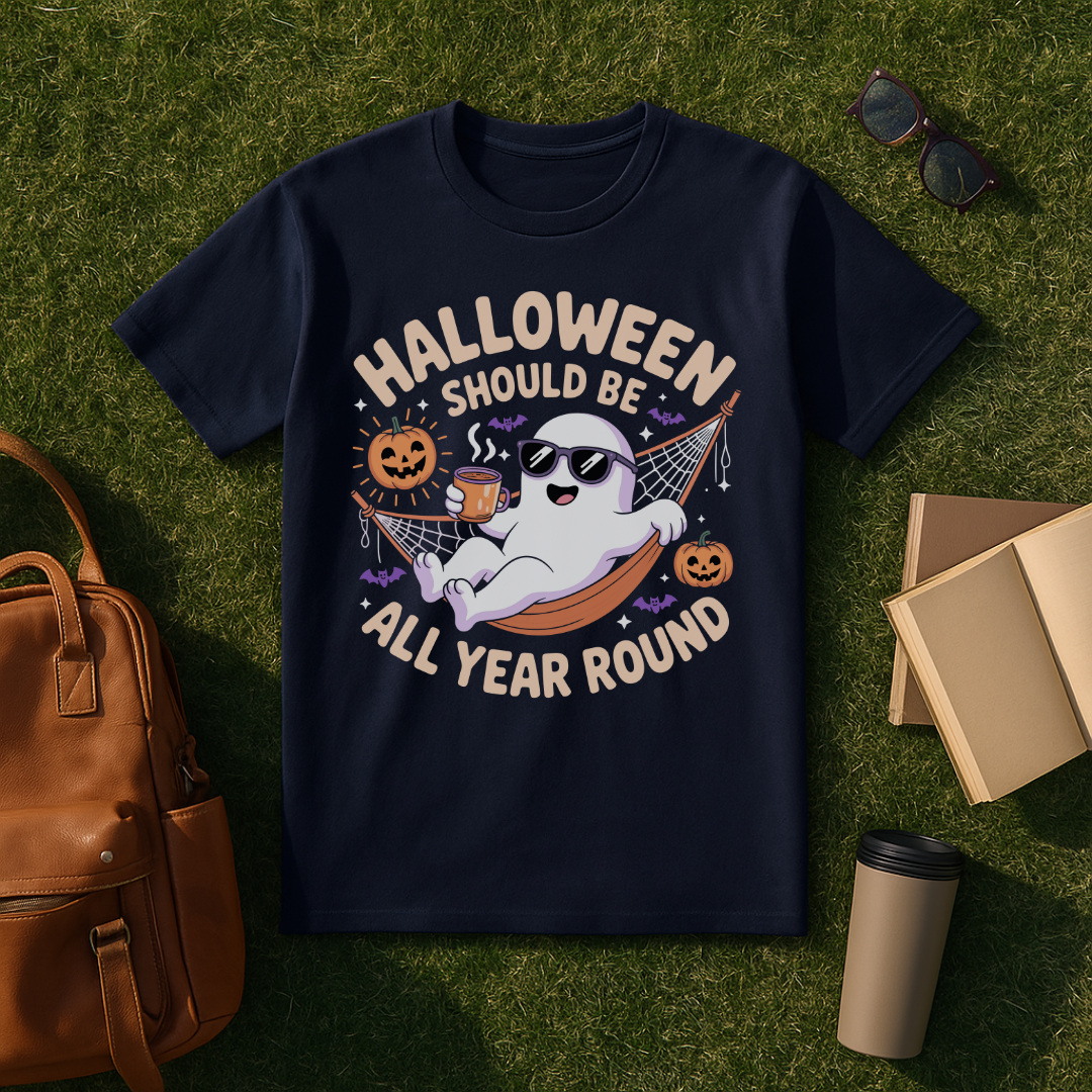 Chill Ghost Halloween T-Shirt