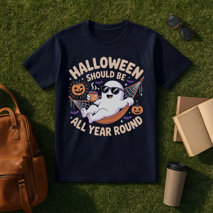 Chill Ghost Halloween T-Shirt