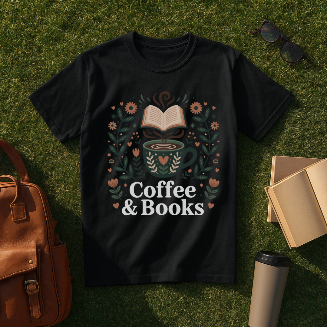 Coffee & Books T-Shirt