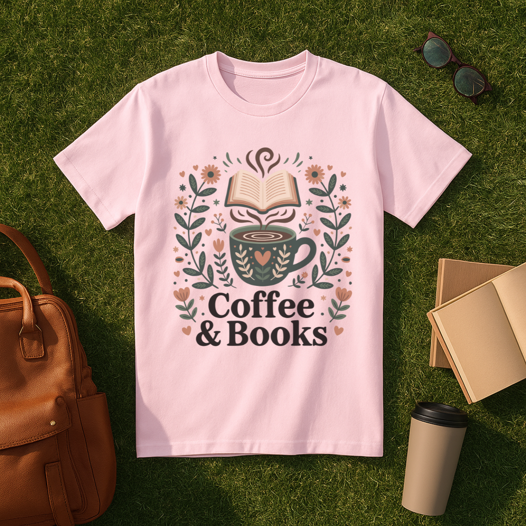 Coffee & Books T-Shirt