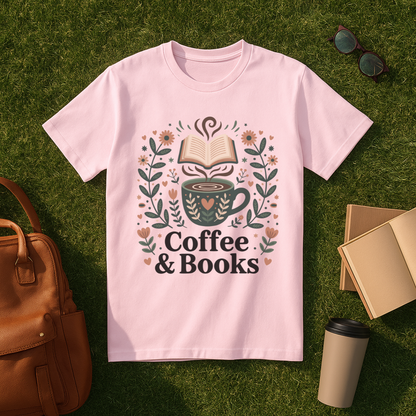 Coffee & Books T-Shirt