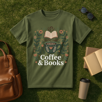 Coffee & Books T-Shirt