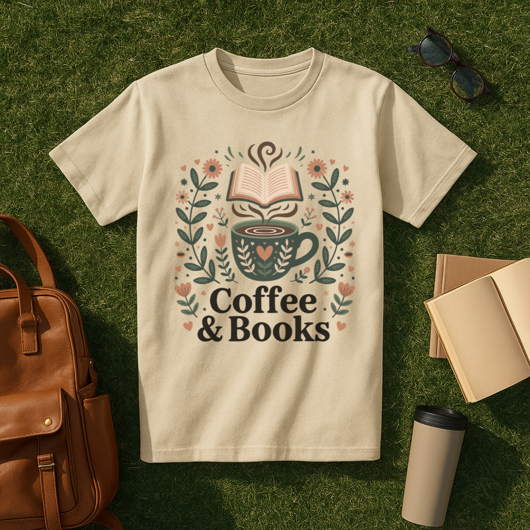 Coffee & Books T-Shirt