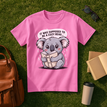Cozy Read Koala T-Shirt