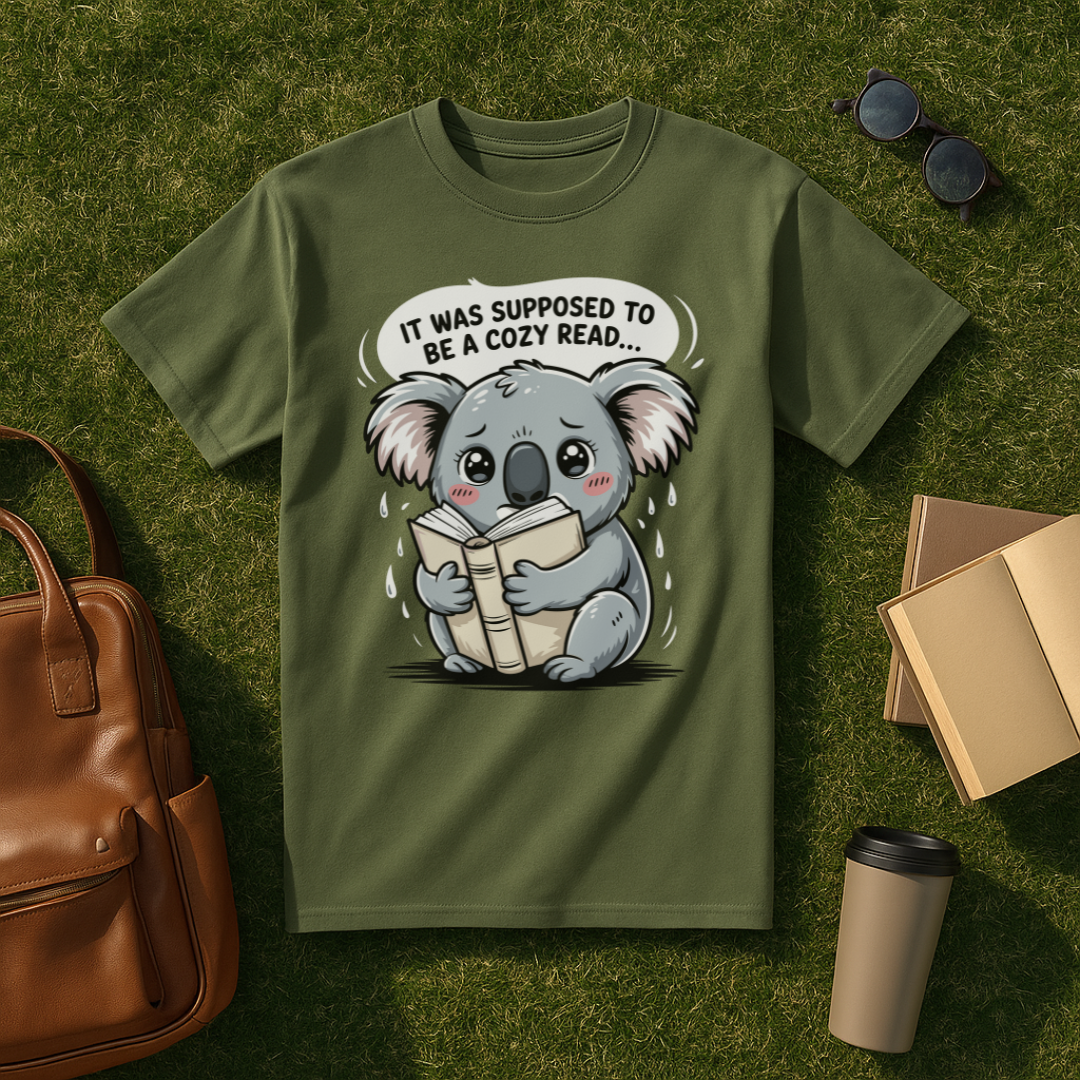 Cozy Read Koala T-Shirt