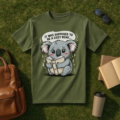 Cozy Read Koala T-Shirt