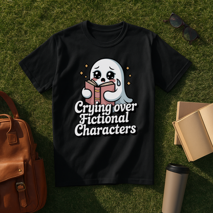 Crying Over Fictional Characters T-Shirt